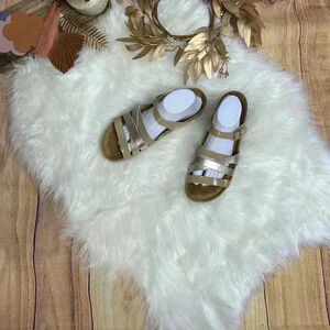 Sanosan Luna Multi Strap Leather Sandal Comfort Plus Women’s Size 42